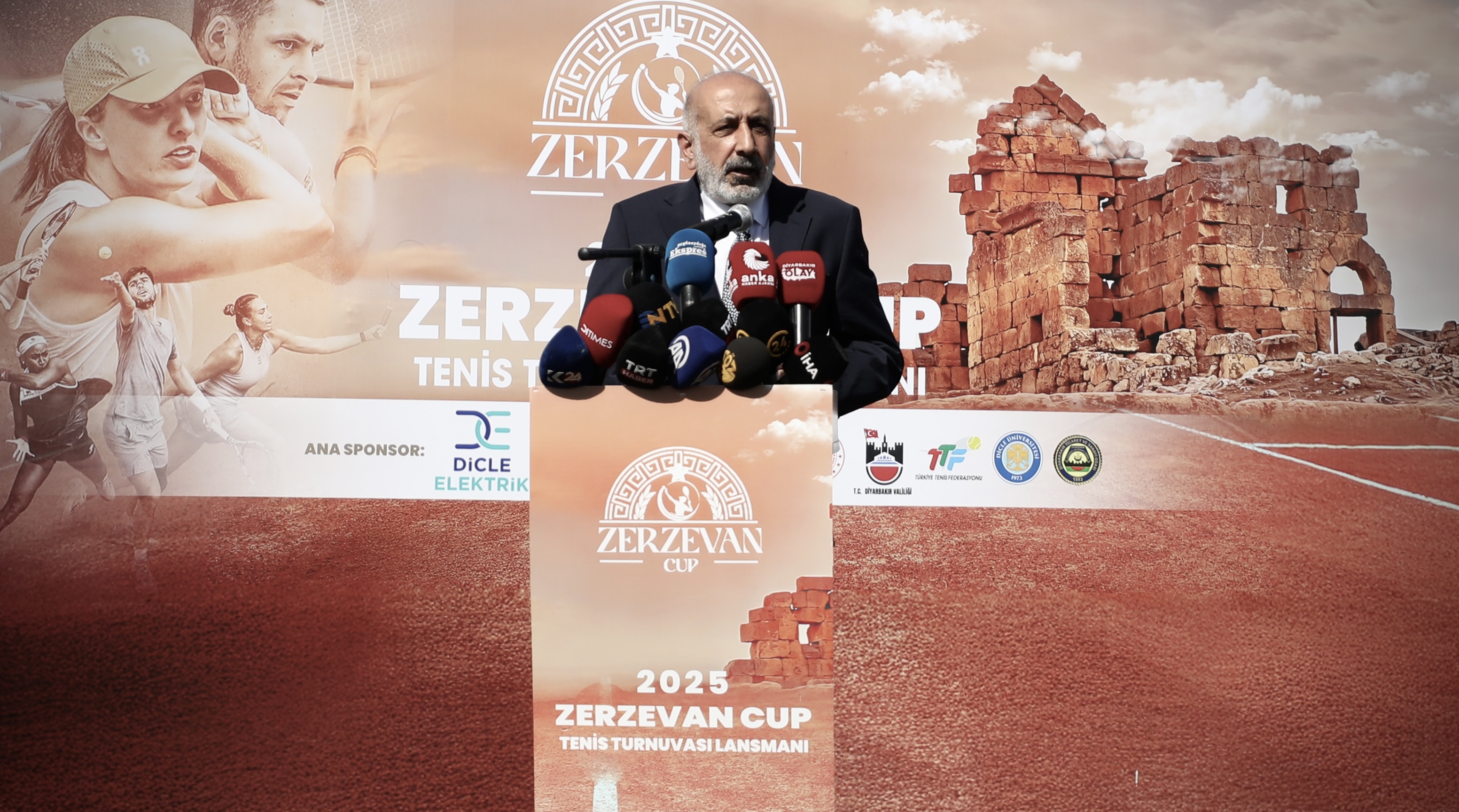 2025 ‘’Zerzevan Cup Tenis Turnuvası’’ lansmanı yapıldı