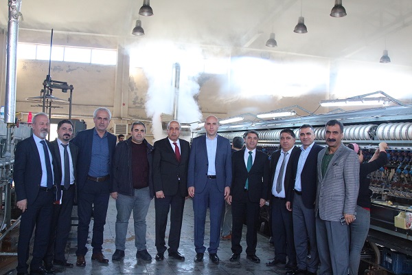 DTSO ile DTB Başkan ve Yöneticileri Kulp İlçesinde İncelemelerde Bulundu