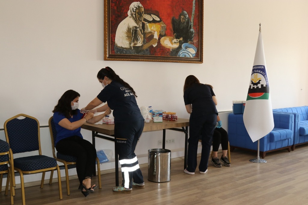 DTSO çalışanlarının Antikor testleri negatif çıktı