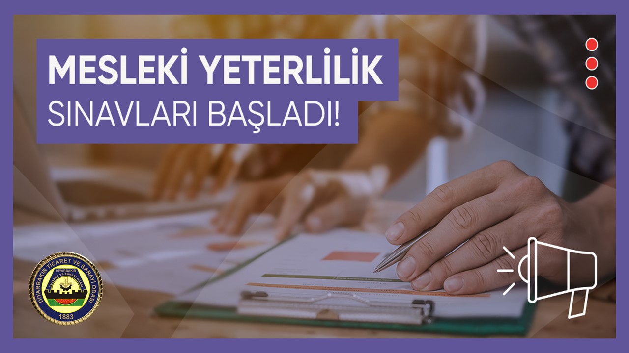 MYK Mesleki Yeterlilik Belgesi Başvuruları Başladı