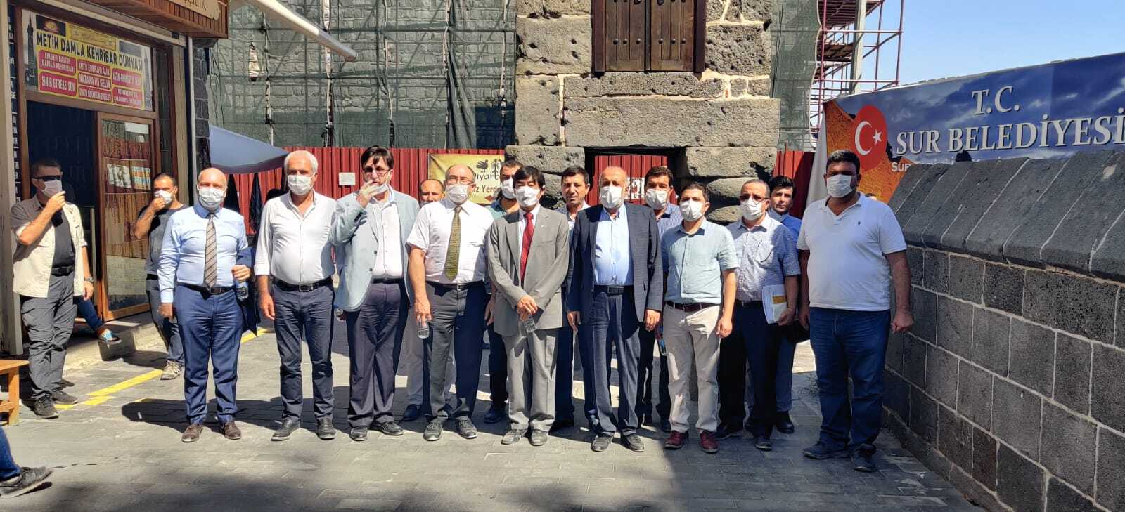 Japonya Türkiye Büyükelçisi Diyarbakır tarihi ve turistik alanlarını gezdi