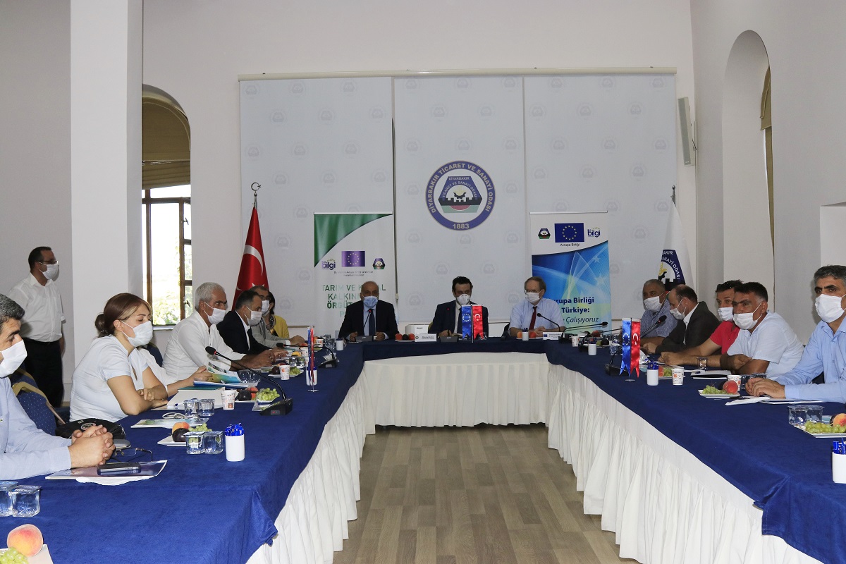 AB Büyükelçisi DTSO’da tarım ve kırsal kalkınma alanında faaliyet gösteren yerel kurumlar ile bir araya geldi