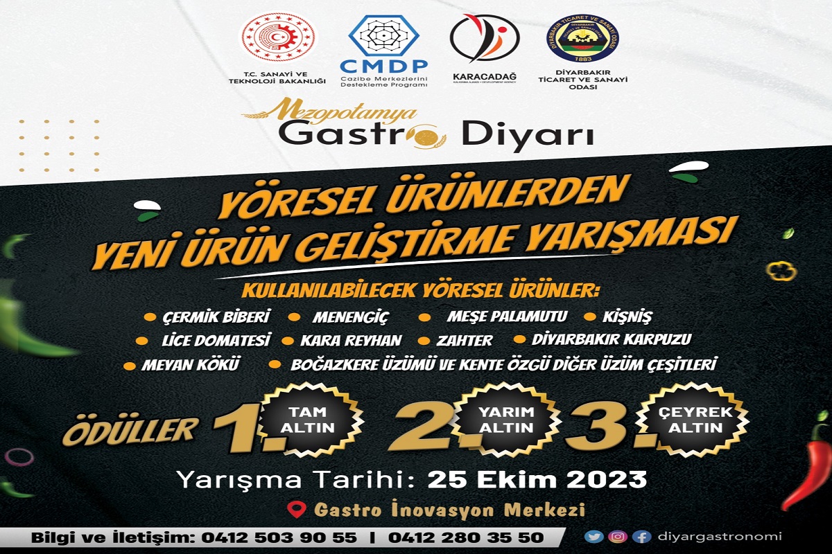 Yöresel Ürünlerden Yeni Ürün geliştirme Yarışması